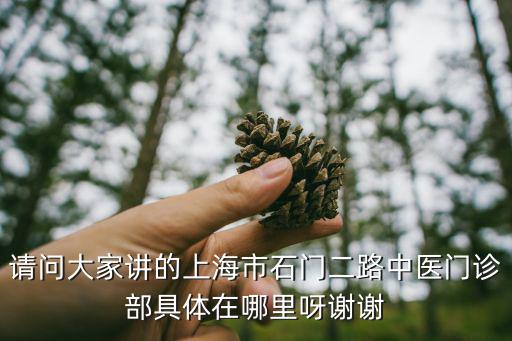 上海市中醫(yī)醫(yī)院石門分院，上海南京西路門診部石門一路六十七弄一號