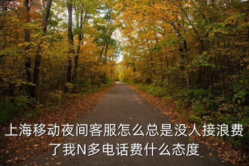 上海移動夜間客服怎么總是沒人接浪費了我N多電話費什么態度