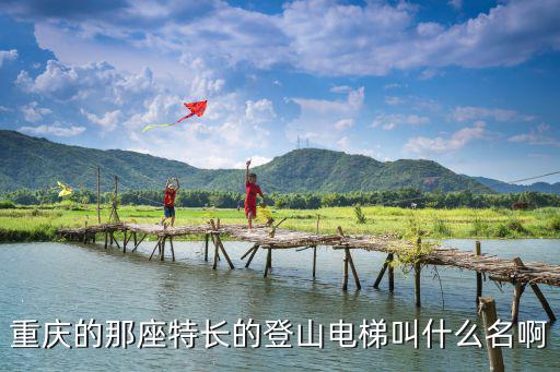 重慶的那座特長的登山電梯叫什么名啊