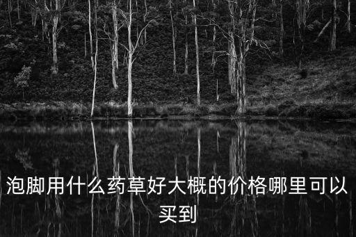 泡腳用什么藥草好大概的價格哪里可以買到