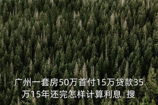 廣州 房貸計(jì)算，請(qǐng)問在廣州買房商業(yè)貸款的貸款年限是怎么計(jì)算的