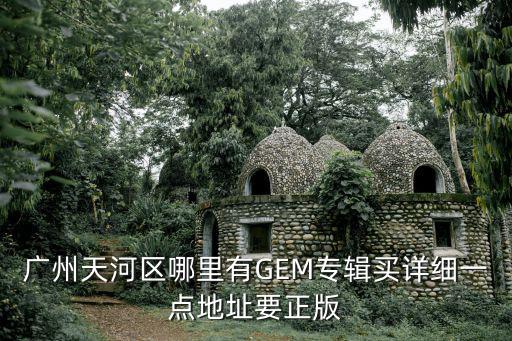 廣州天河區哪里有GEM專輯買詳細一點地址要正版