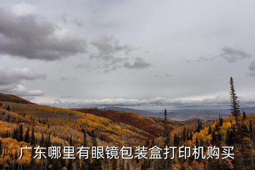 廣東哪里有眼鏡包裝盒打印機購買
