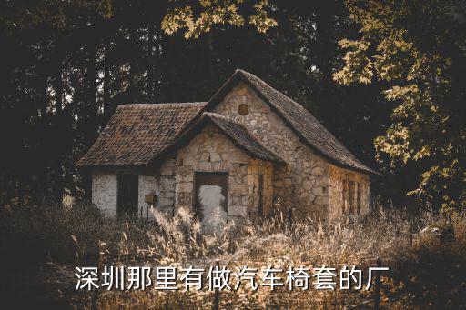 深圳那里有做汽車椅套的廠