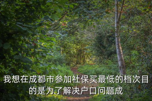 成都市社保最低檔購(gòu)買(mǎi)，成都市以個(gè)人名義買(mǎi)最低檔社保一個(gè)月需繳多少錢(qián)