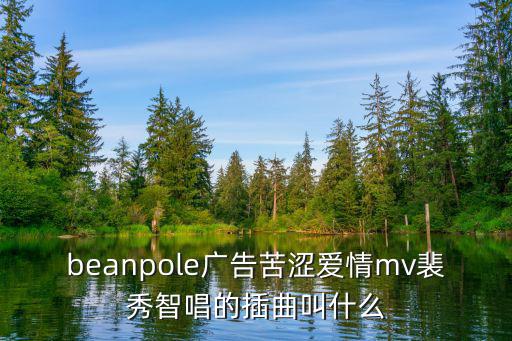 beanpole廣告苦澀愛情mv裴秀智唱的插曲叫什么