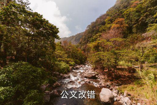 公文改錯