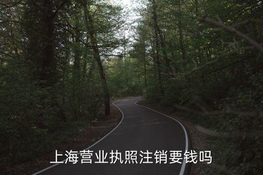 上海營(yíng)業(yè)執(zhí)照注銷要錢嗎