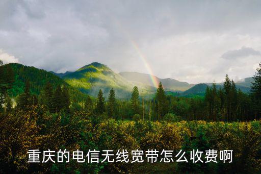 重慶的電信無線寬帶怎么收費(fèi)啊