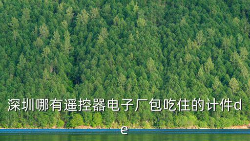深圳哪有遙控器電子廠包吃住的計(jì)件de