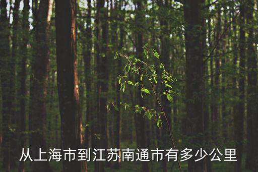 上海市到江蘇南通市多少路程，請問上海市到江蘇南通市有多少行駛公里