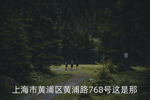 上海市黃浦區(qū)黃浦路768號這是那