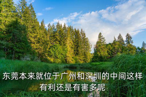 東莞地理位置的利弊，東莞地理環(huán)境有什么不利之處