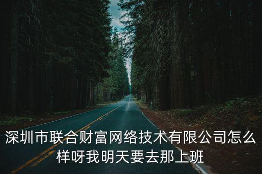 深圳市聯合財富網絡技術有限公司怎么樣呀我明天要去那上班