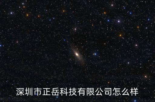 深圳市正岳科技有限公司怎么樣