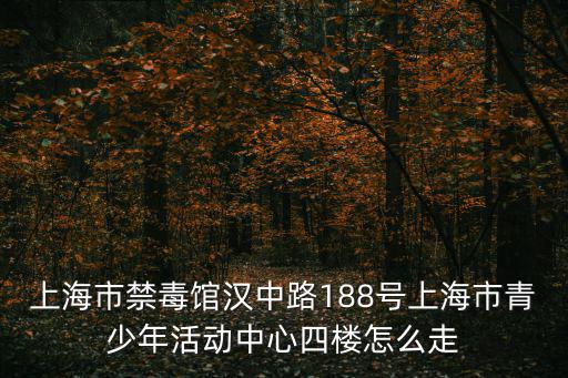 上海市禁毒館漢中路188號上海市青少年活動中心四樓怎么走