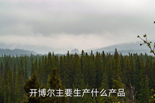 開博爾主要生產什么產品