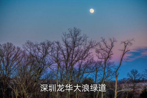 深圳龍華大浪綠道