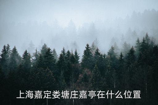 上海嘉定婁塘莊嘉亭在什么位置