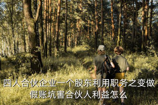 四人合伙企業(yè)一個股東利用職務(wù)之變做假賬坑害合伙人利益怎么