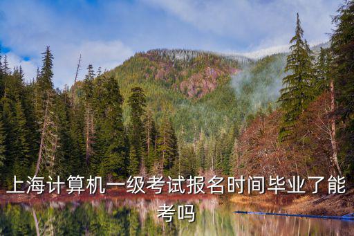上海計算機一級考試報名時間畢業了能考嗎