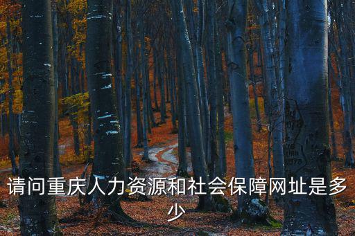 請問重慶人力資源和社會保障網址是多少