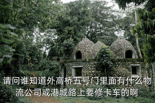 請問誰知道外高橋五號門里面有什么物流公司或港城路上要修卡車的啊