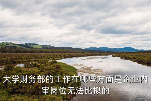 大學財務部的工作在哪些方面是企業內審崗位無法比擬的