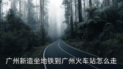 廣州新造坐地鐵到廣州火車站怎么走