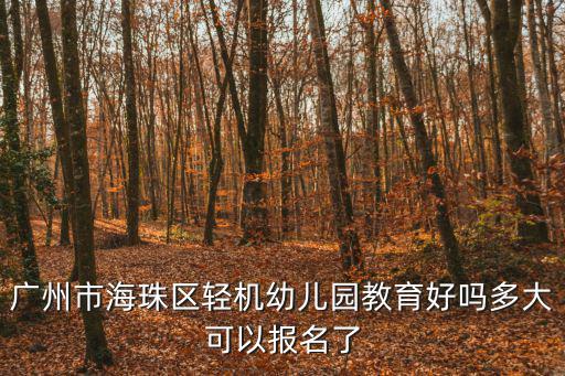 廣州市輕工幼兒園，廣州省輕工