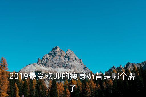 2019最受歡迎的瘦身奶昔是哪個牌子