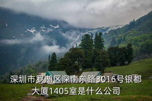 深圳市睿金貿易有限公司，深圳貝麗北路20號6樓是不是黃金生產公司