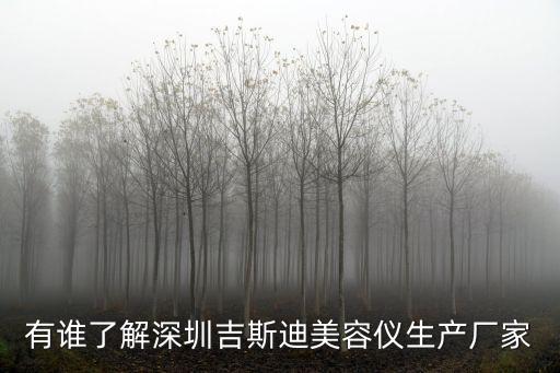 深圳吉斯迪怎么樣，有誰了解深圳吉斯迪美容儀生產(chǎn)廠家