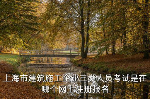 上海市建筑施工企業(yè)三類人員考試是在哪個網(wǎng)上注冊報名