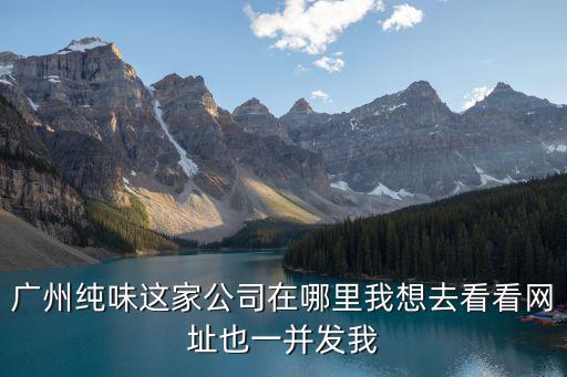 廣州純味這家公司在哪里我想去看看網(wǎng)址也一并發(fā)我