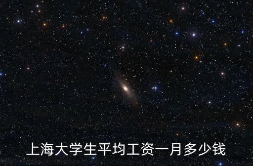 上海大學生平均工資一月多少錢