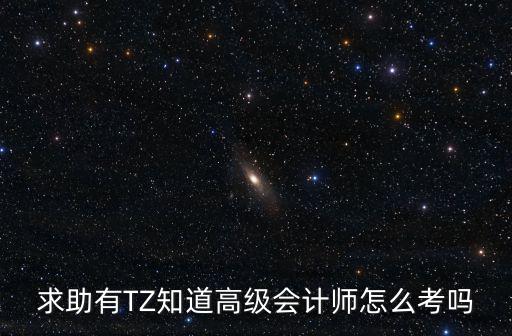求助有TZ知道高級會計師怎么考嗎