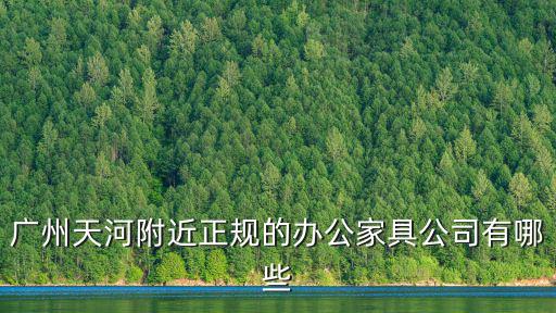 廣州天河附近正規(guī)的辦公家具公司有哪些