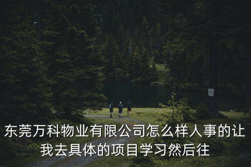 東莞萬科物業有限公司怎么樣人事的讓我去具體的項目學習然后往
