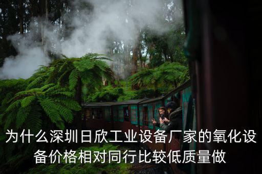 為什么深圳日欣工業設備廠家的氧化設備價格相對同行比較低質量做