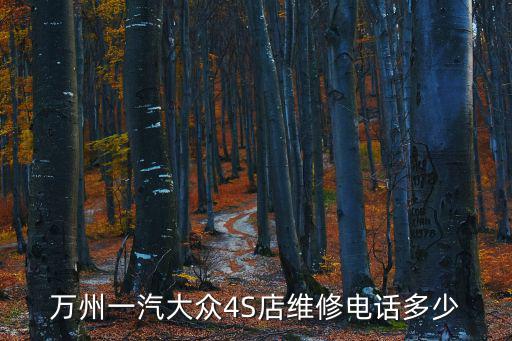 重慶市萬(wàn)州奧迪4s店，萬(wàn)州大眾四S