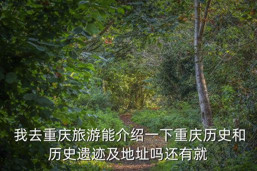  我去重慶旅游能介紹一下重慶歷史和歷史遺跡及地址嗎還有就