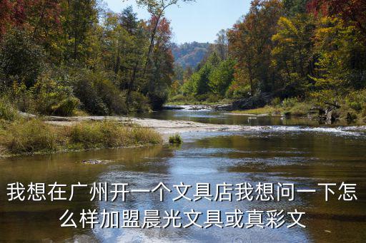 我想在廣州開一個(gè)文具店我想問一下怎么樣加盟晨光文具或真彩文