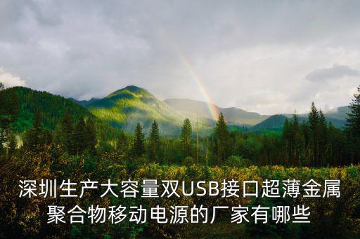 深圳生產(chǎn)大容量雙USB接口超薄金屬聚合物移動(dòng)電源的廠家有哪些