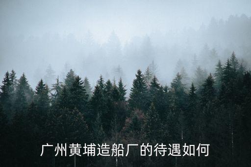 廣州文黃埔造船廠，廣州黃浦造船廠的待遇雜樣啊