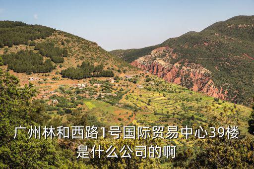 廣州林和西路1號國際貿易中心39樓是什么公司的啊