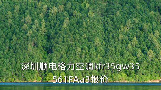 深圳順電格力空調(diào)kfr35gw35561FAa3報價