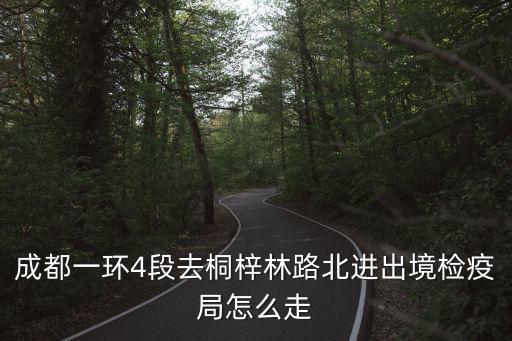 成都一環4段去桐梓林路北進出境檢疫局怎么走