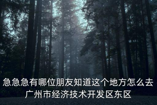 廣州開發區東區地圖，廣州經濟開發區東區哪兒能買到廣州地圖