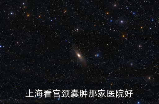 上海看宮頸囊腫那家醫院好